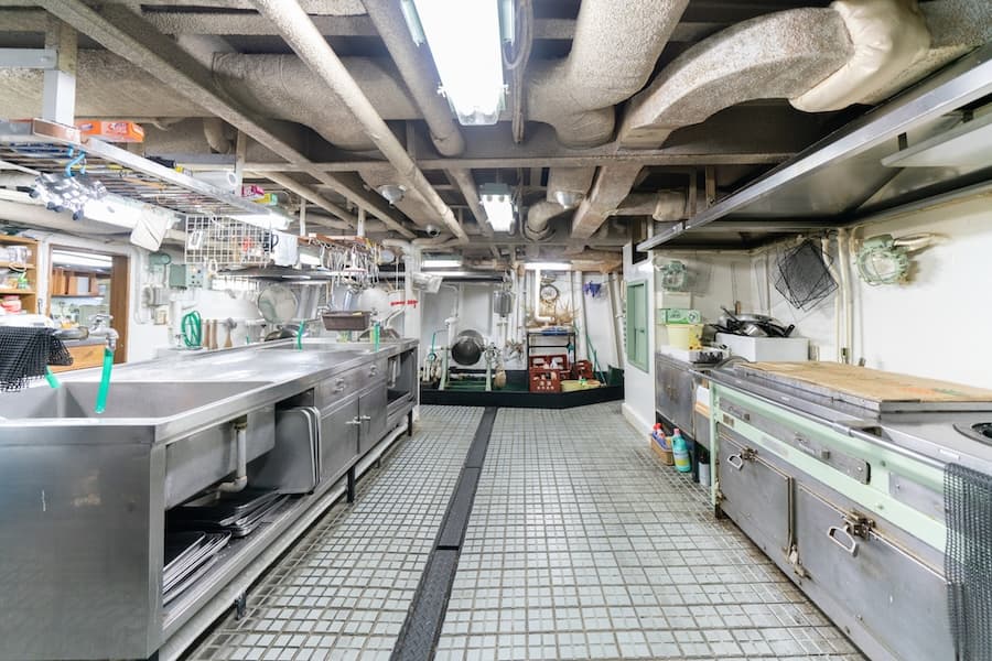 厨房用空調設備の設置場所