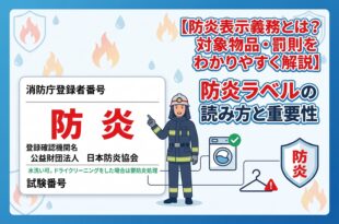 防炎表示義務とは？対象物品・罰則をわかりやすく解説